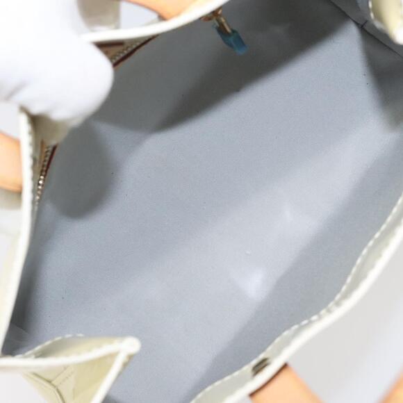 LOUIS VUITTON Monogram Vernis Reade PM Hand Bag Perle M91336 - Picture 11 of 16